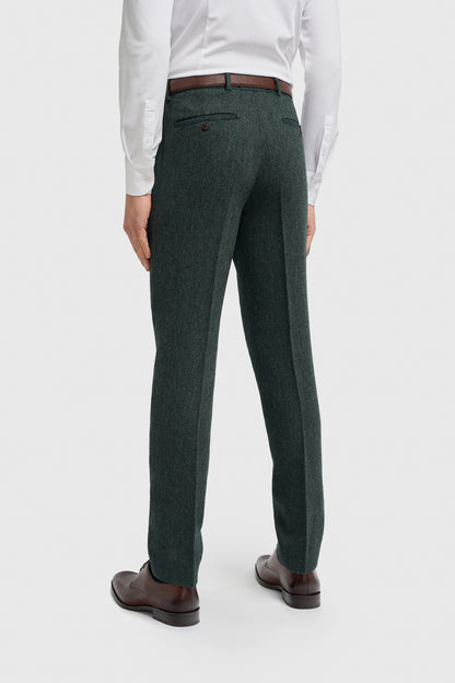 Thomas Lush Olive Tweed Trouser