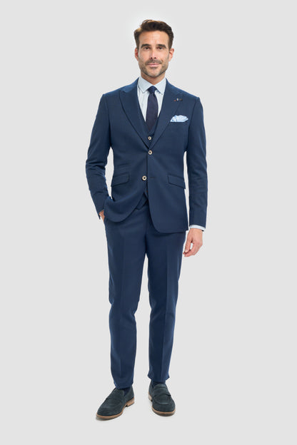 Tropez Navy Three Piece Suit