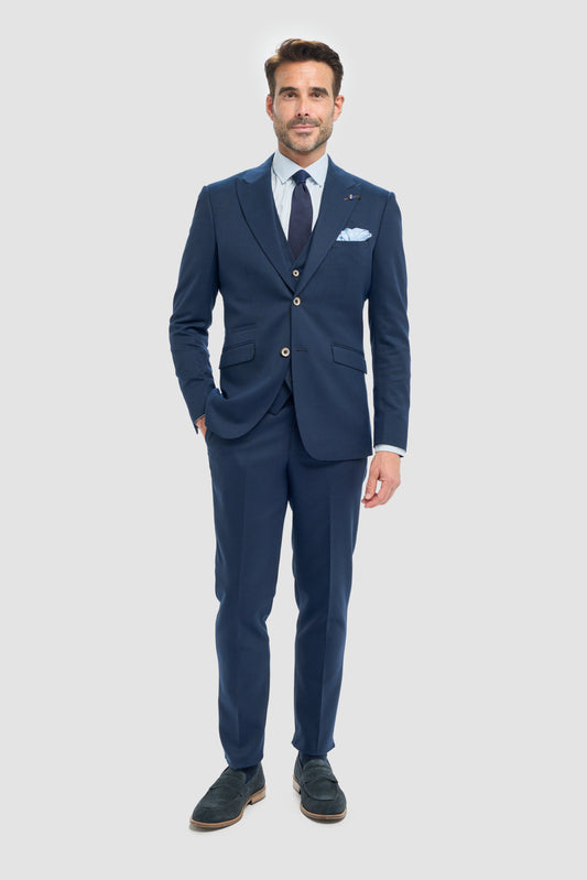 Tropez Navy Three Piece Suit