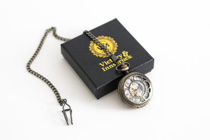Steampunk Pocket Watch | Bronze | The Percy
