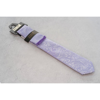Lavender Paisley Tie Box Set