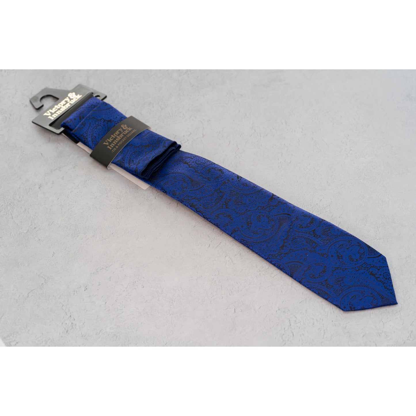 Royal Blue Paisley Tie Box Set