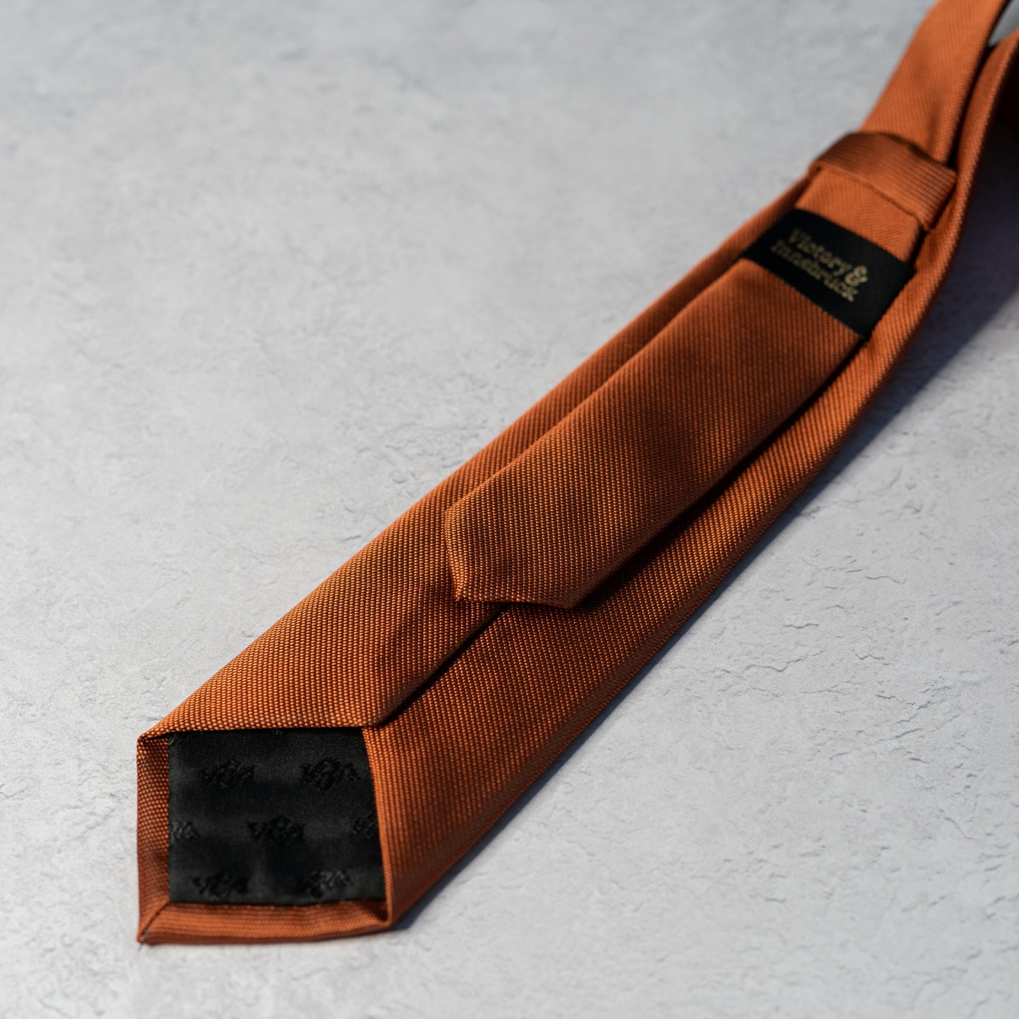 Rust Textured Tie Set