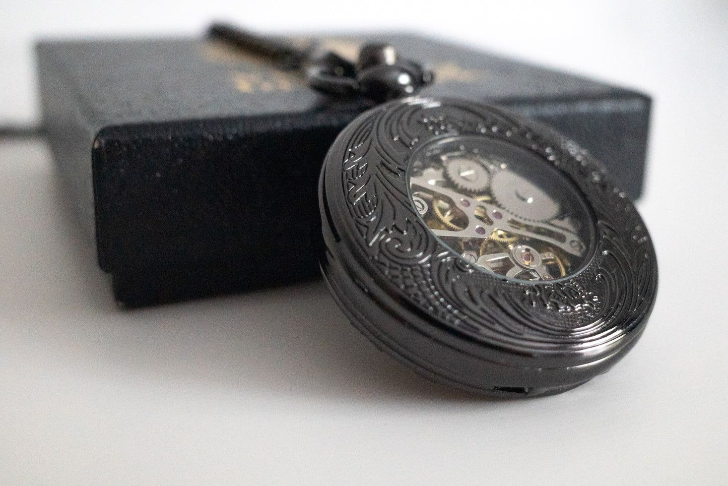 Steampunk Pocket Watch | Gunmetal | The Armstrong II